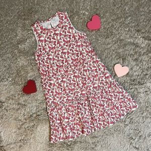 NWT J. Crew Printed Sleeveless Tiered Mini Dress